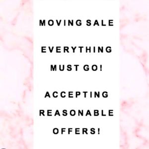 Moving sale, everything must go! Please reasonable offers only!
